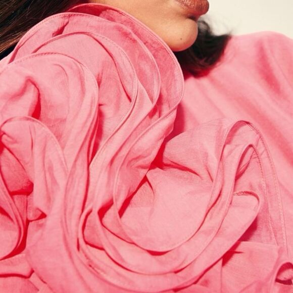 H&M Ramadan Exclusive Collection Appliquéd Maxi Dress
 Pink New - Picture 8 of 8